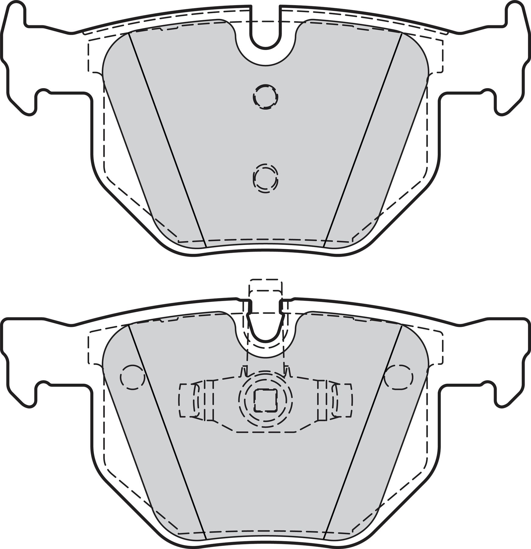Valeo Rear Brake Pad Set for BMW, OEM quality, OEM 34 21 6 769 105, MPN 302075