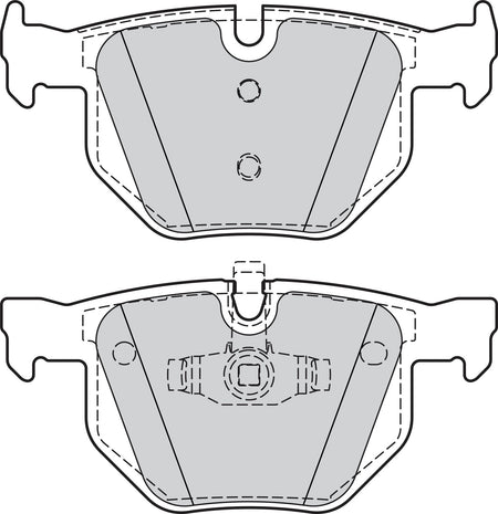 Valeo Rear Brake Pad Set for BMW, OEM quality, OEM 34 21 6 769 105, MPN 302075