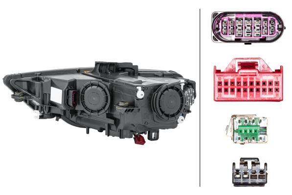 Hella Bi-Xenon LED Right Headlight – Audi | OEM 8V0 941 006 C