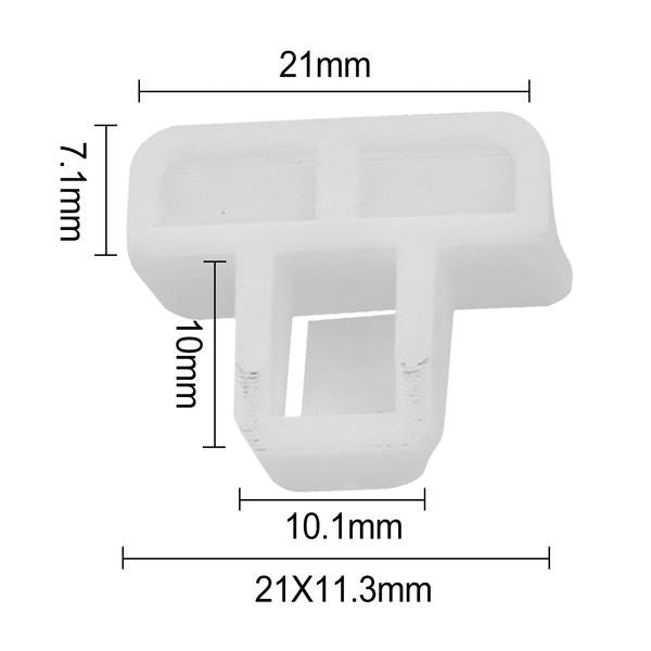 Bumper Cover Clip - for Jeep, Dodge & more | Eurowagens - View 4