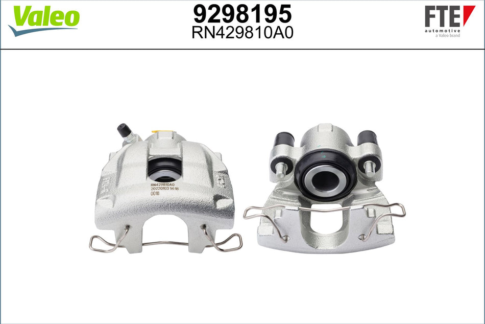 Valeo Right Brake Caliper Right for Volvo, OEM quality, OEM 8251313, MPN 9298195