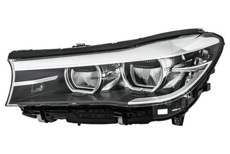 BMW 7 Series Left Headlight, Hella OEM, OEM 63117408713 - View 4
