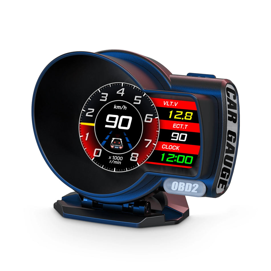 F8 Pro OBD2 + GPS Auto Meter - Multi-Language Head-Up Display