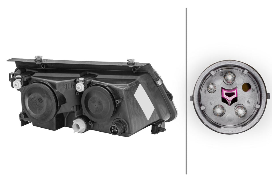 Hella Left Headlight – Volkswagen | OEM 3B0 941 017 K