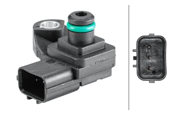 Hella Boost Pressure Sensor for Honda, OEM quality, OEM 37830PNC003, MPN 6PP 358 152-351