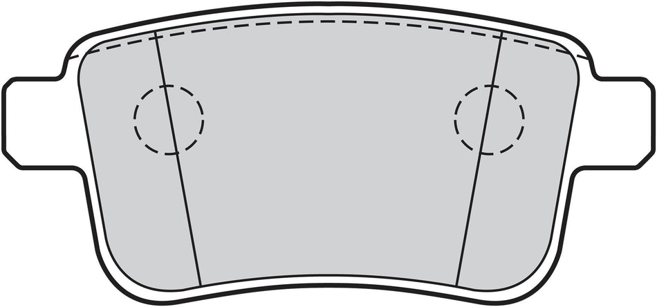 Valeo Rear Brake Pad Set for Renault, Nissan & more, OEM quality, OEM 44060-00Q3B, MPN 302216