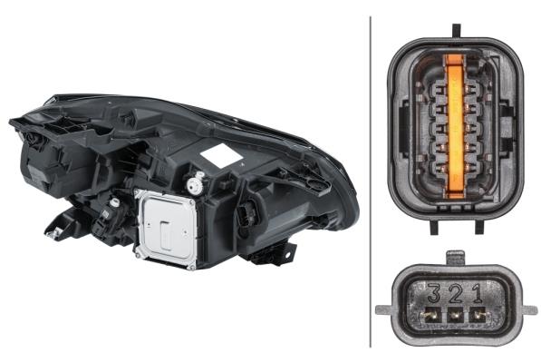 Hella LED DRL Left Headlight for Renault, OEM quality, OEM 260603743R - View 2