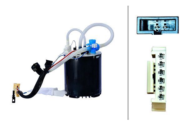 Hella Fuel Pump for Chevrolet & Vauxhall, OEM quality, OEM 1232247, MPN 8TF 358 304-141