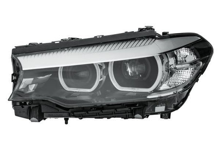 BMW 5 Series Left Headlight, Hella OEM, OEM 63117214957, MPN 1LX 354 836-071