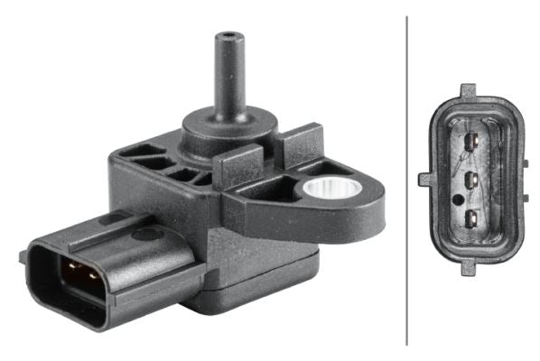Hella Boost Pressure Sensor for Mazda, OEM quality, OEM KL4718211A, MPN 6PP 358 152-291