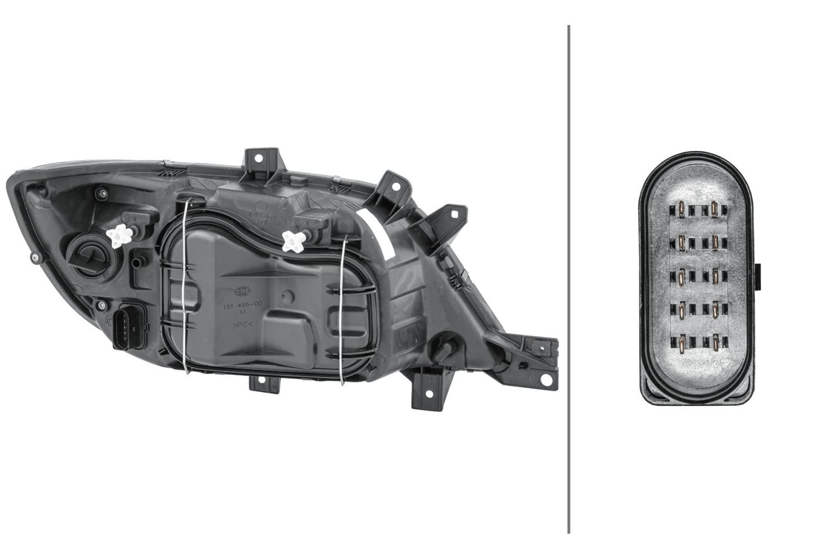 Hella Left Headlight – Mercedes-Benz | OEM 909 820 06 61 - View 3