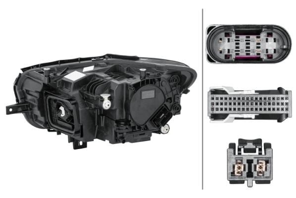 Mercedes-Benz Citan Right Headlight, Hella OEM, OEM A4209064100 - View 2