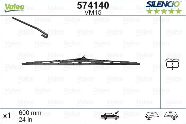 Valeo Front Wiper Blade for Vauxhall, Renault & more, OEM quality, OEM 2889000Q0C - View 6