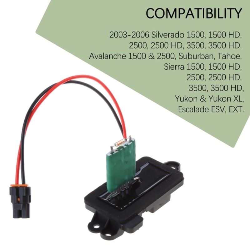 Blower Motor Resistor - for Chevrolet - OEM 1581086 | Eurowagens - View 6