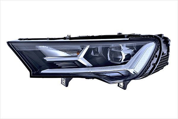 Audi Q7 Left Headlight, Hella OEM, OEM 4M0941011A, MPN 1LX 354 881-031