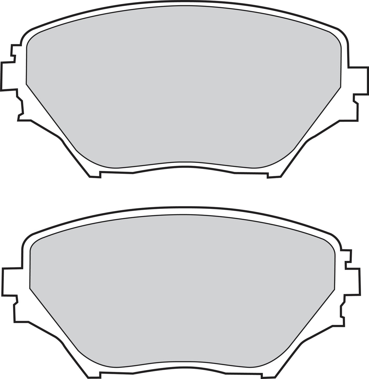 Valeo Front Brake Pad Set for Toyota, OEM quality, OEM 04465-42070, MPN 302033