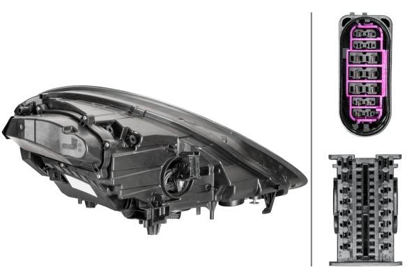 Hella LED Right Headlight for Porsche, OEM quality, OEM 971941032F - View 3