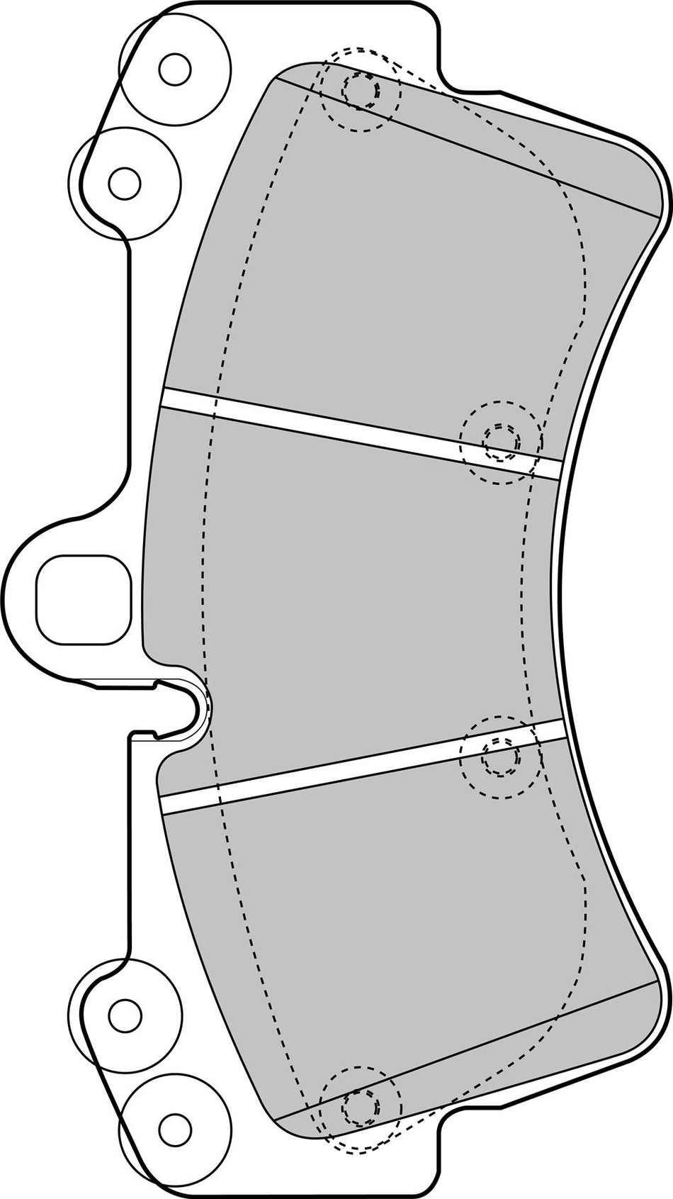 Valeo Front Brake Pad Set for Porsche, Audi & more, OEM quality, OEM 4L0698151A, MPN 302043