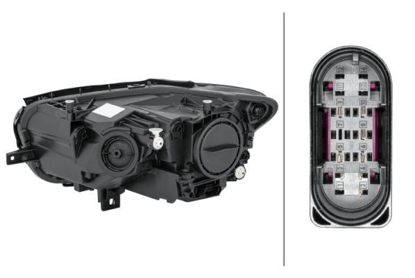 Mercedes-Benz Citan Right Headlight, Hella OEM, OEM A4209060300 - View 4