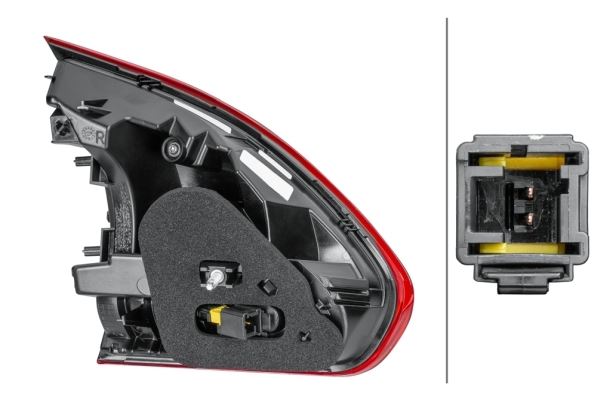 Hella LED Right Rear Light for Peugeot, OEM quality, OEM 9814757280 - View 2