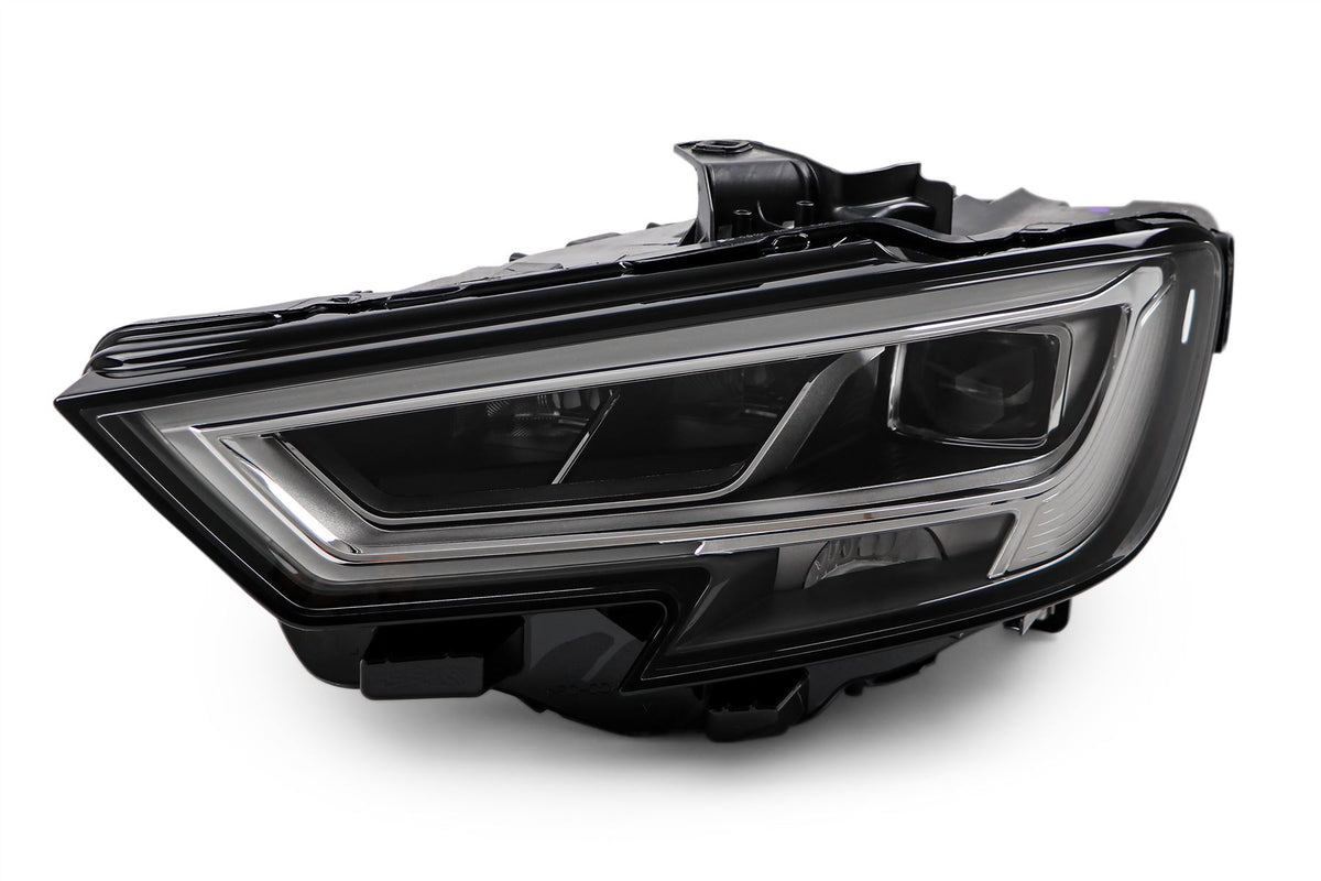 Audi A3 Left Headlight, Valeo OEM, OEM 8V0941773D, MPN 46828