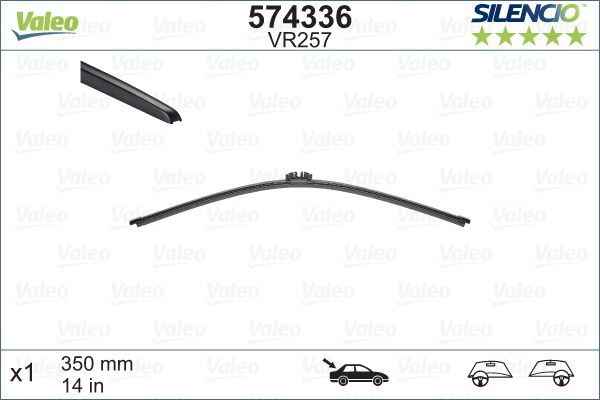 Valeo Rear Wiper Blade for BMW, Volvo & more, OEM quality, OEM 61627442093, MPN 574336