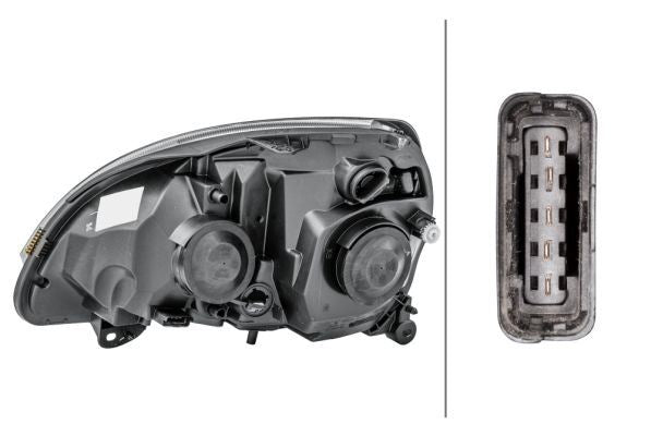 Hella Right Headlight for Renault, OEM quality, OEM 7701057659 - View 2