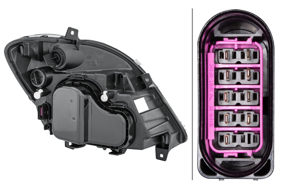 Hella Left Headlight – Mercedes-Benz | OEM 906 820 01 61