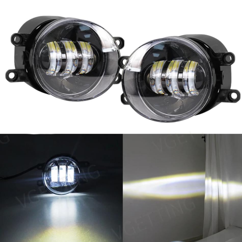 Front Fog Light Set LED - for Toyota & Peugeot | Eurowagens - View 2