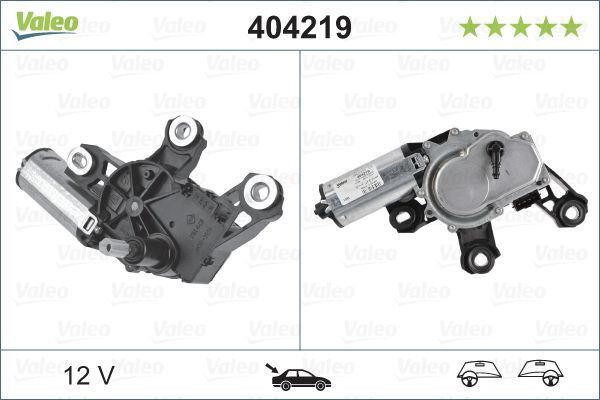 Valeo Rear Wiper Motor for Audi & Seat, OEM quality, OEM 6X0955711C - View 3