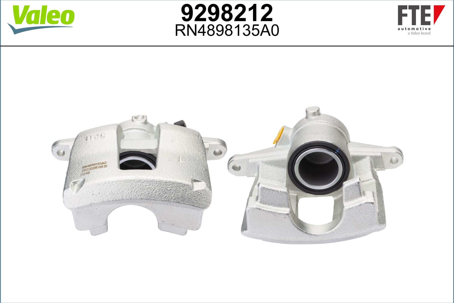 Valeo Left Brake Caliper Left for Citroen, Fiat & more, OEM quality, OEM 4401K4, MPN 9298212