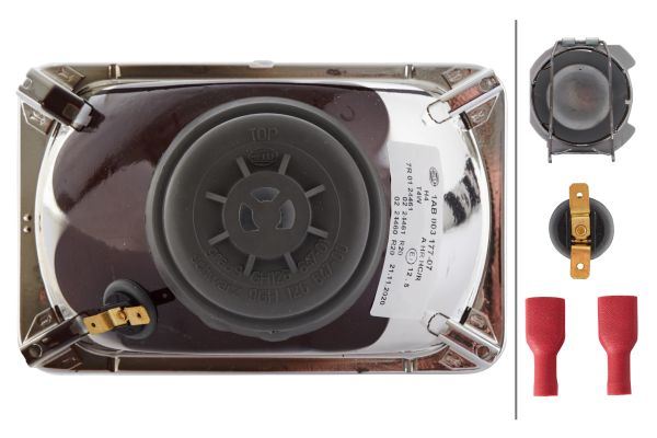 Hella Headlight for Nissan, Toyota & more, OEM quality, OEM 614835-1 - View 5