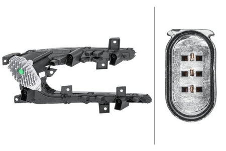 Volkswagen Golf VII Left Daytime Running Light, Hella OEM, OEM 5GE 941 055 B - View 2