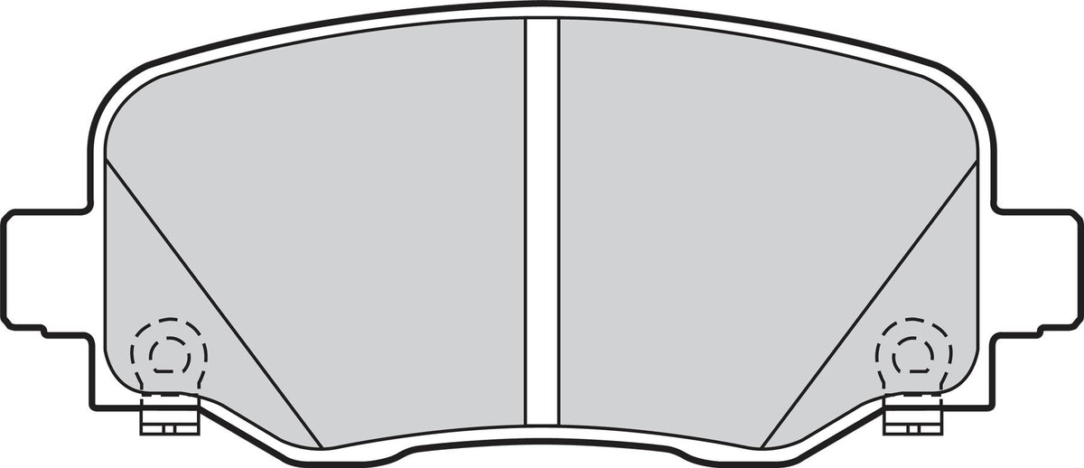 Valeo Rear Brake Pad Set for Fiat & Jeep, OEM quality, OEM 77367145, MPN 302202