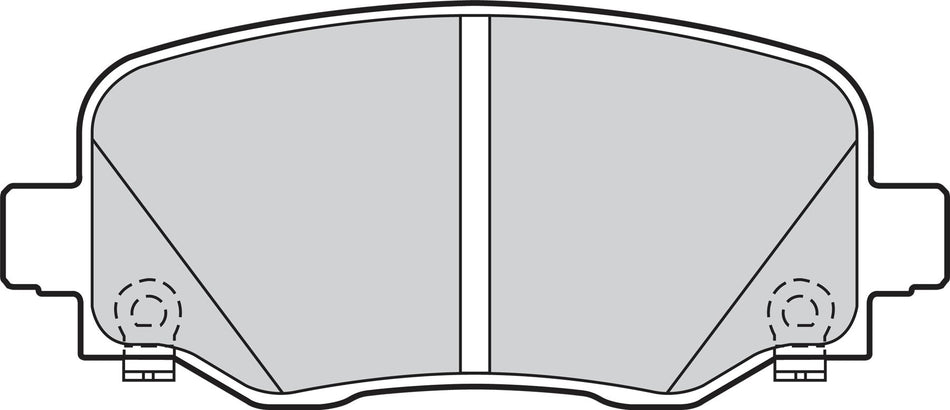 Valeo Rear Brake Pad Set for Fiat & Jeep, OEM quality, OEM 77367145, MPN 302202