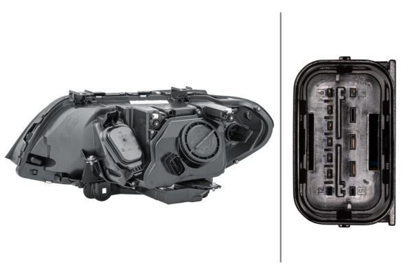 BMW X5 Right Headlight | Hella OEM 63 12 7 164 442 - View 2