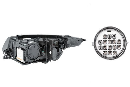 Land Rover Range Rover Evoque Right Headlight, Hella OEM, OEM LR048046 - View 3