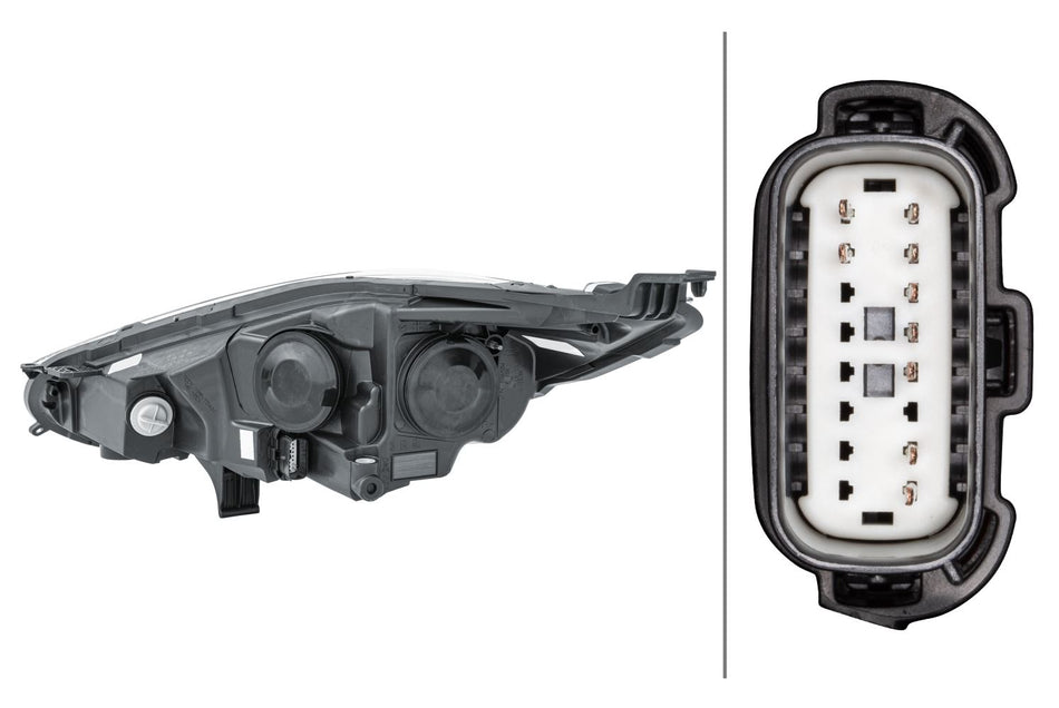 Ford Fiesta VI Right Headlight | Hella OEM 1 796 344 - View 2