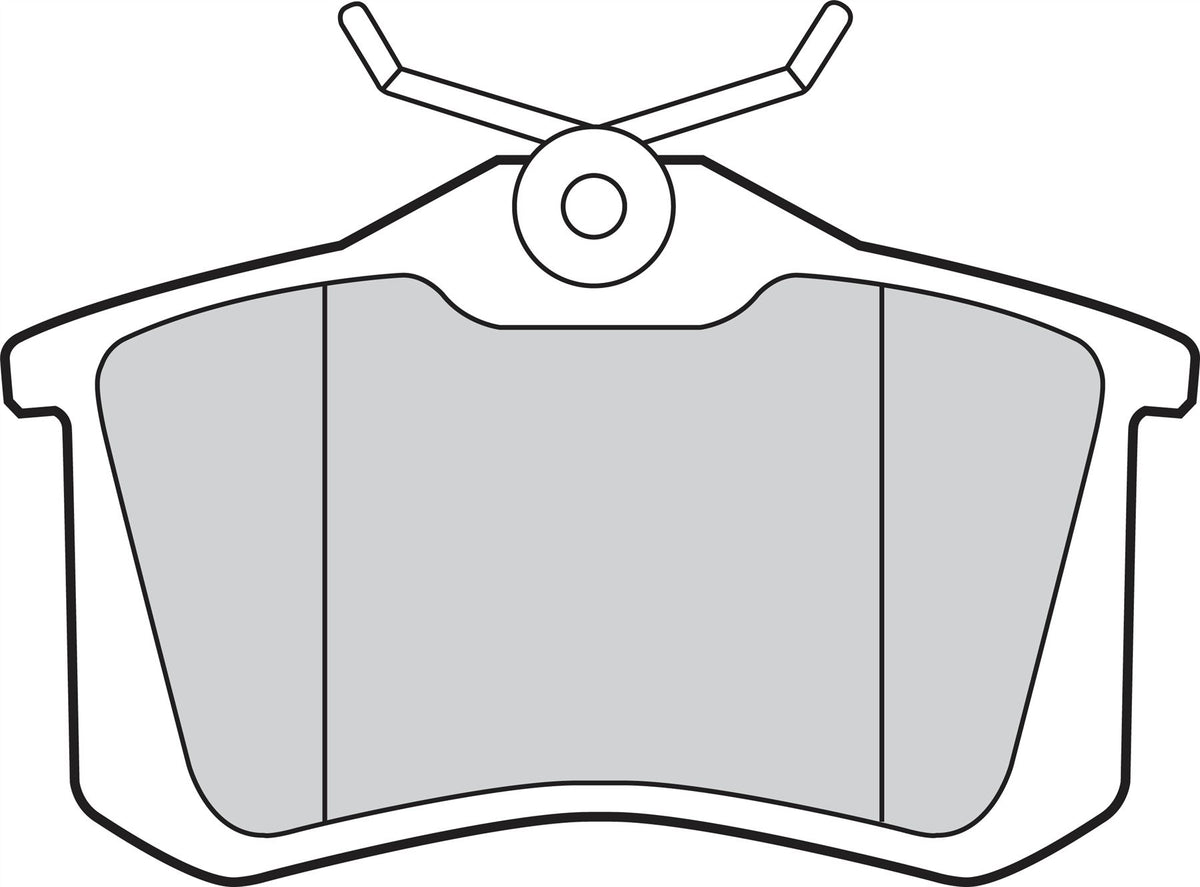 Valeo Rear Brake Pad Set for Renault, Citroen & more, OEM quality, OEM 1E0698451D, MPN 301463