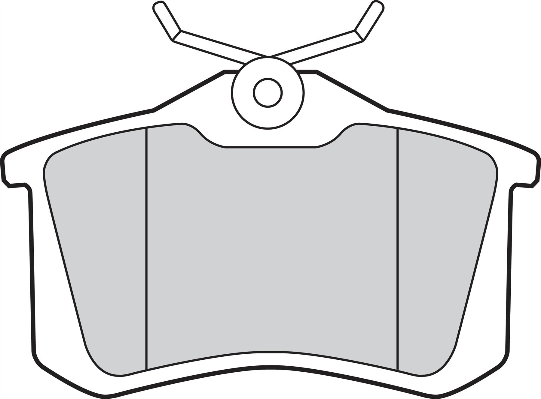 Valeo Rear Brake Pad Set for Renault, Citroen & more, OEM quality, OEM 1E0698451D, MPN 301463