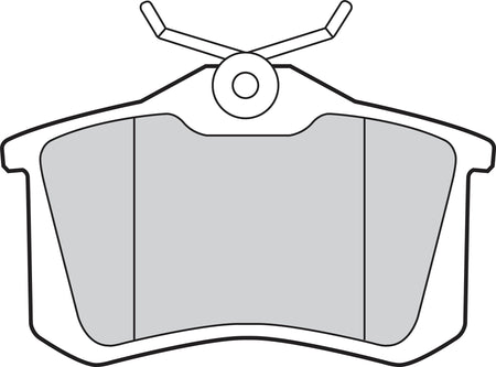 Valeo Rear Brake Pad Set for Renault, Citroen & more, OEM quality, OEM 1E0698451D, MPN 301463