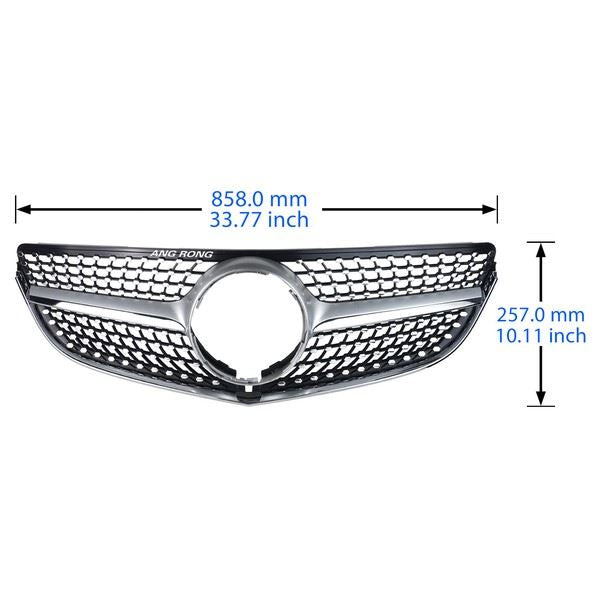 Bumper Grille Front - for Mercedes-Benz - OEM A2076200095 | Eurowagens - View 7