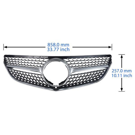 Bumper Grille Front - for Mercedes-Benz - OEM A2076200095 | Eurowagens - View 7