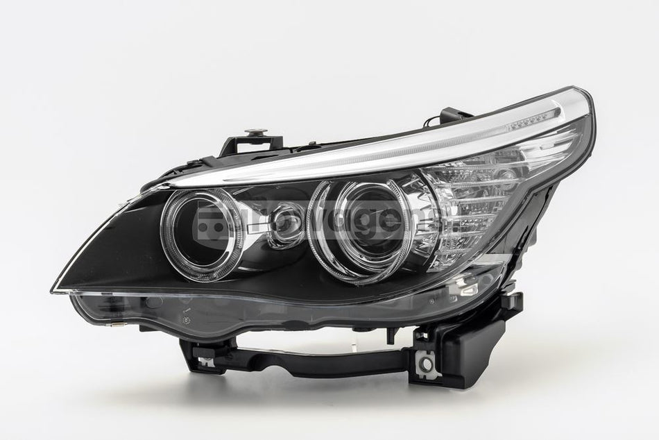 BMW 5 Series Left Headlight, Hella OEM, OEM 63127177729 - View 2