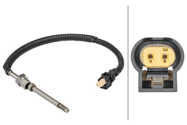 Hella Exhaust Gas Temperature Sensor for Mercedes-Benz, OEM quality, OEM 0081533528, MPN 6PT 358 181-551
