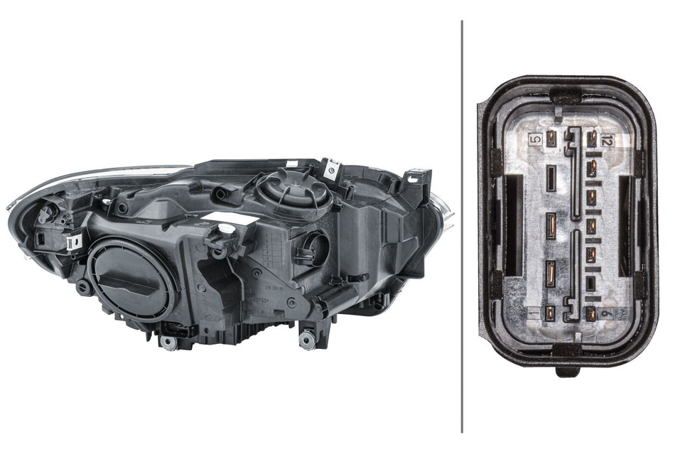 BMW 1 Series Left Headlight | Hella OEM 63 11 7 229 671