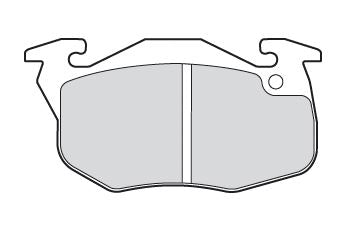 Valeo Front Brake Pad Set for Citroen & Renault, OEM quality, OEM 4251-37, MPN 301075