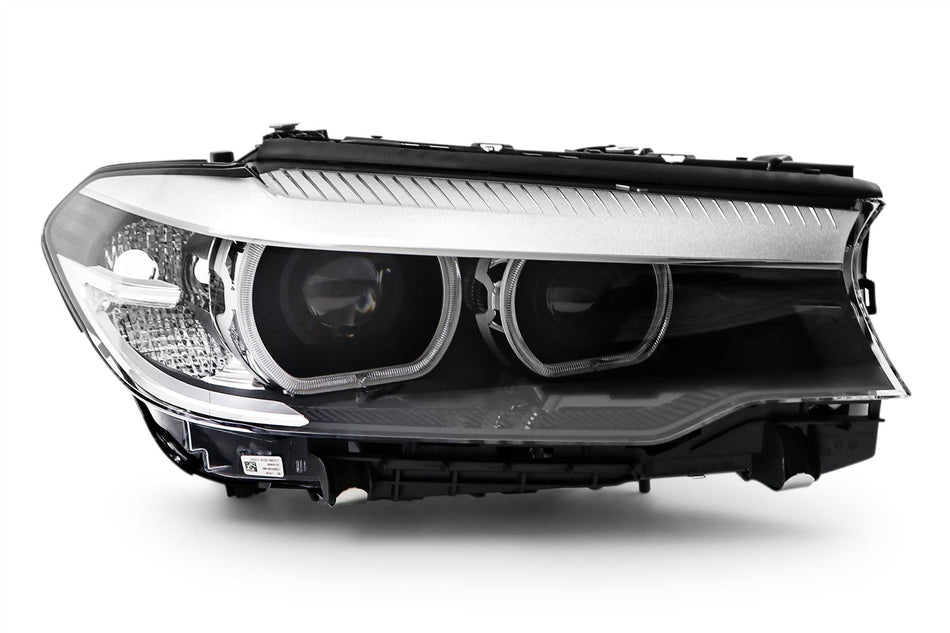 BMW 5 Series G30 G31 Right Headlight, Hella OEM, OEM 63117214954, MPN 1LX 354 836-041