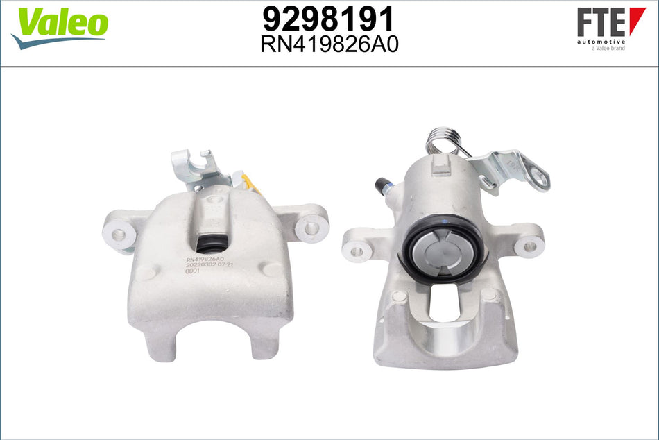 Valeo Right Brake Caliper Right for Vauxhall, OEM quality, OEM 5542452, MPN 9298191
