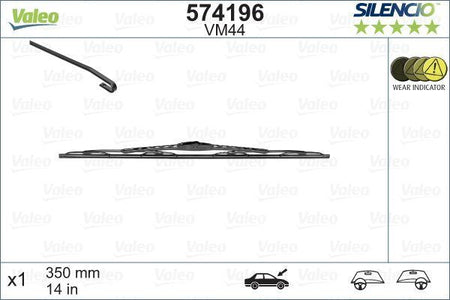 Valeo Front Wiper Blade for Hyundai, Kia & more, OEM quality, OEM DF7267330A - View 2